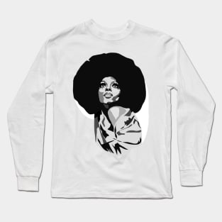 Diana Ross Afro Long Sleeve T-Shirt